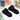 Spa Facial Soft Polyester Stretch Headbands with Adjustable Hook & Loop Closure / 30 Pack - Black