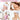 Spa Facial Terry Cloth Stretch Headbands with Hook and Loop Closure / 30 Pack - White