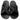 Sposh Cross Strap Sandal - Affordable & Sanitizable / Black