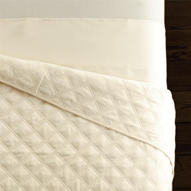 Sposh Microfiber Quilted Blanket / 58"W X 85"L - Available in Cream, White, Coffee, Greenery, Blue Agate, Moonstone & Spa Blue