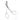 Stainless Steel Eyebrow Comb Scissors by Seki Edge