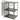 Stainless Steel Side Table / 21"x16"x27" by Ideal Products (ST321)
