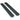 Standard Black Cushion Nail Files - 80/80 - Blue Center - Washable / 2,000 Mega Case by DHS Products