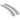 Standard Zebra Cushion Nail Files - 180/180 Banana / 50 Count by DHS Products