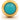 Studex Gold Plated Bezel Set Turquoise
