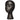 Styrofoam Head - Black by Diane Mannequins