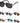 Sunglasses Gold Accents - Assorted Colors / 1 Pair