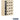 Surface Mounted Cell Phone Storage Locker with 15 A Doors (14 usable) in Aluminum - Keyed Locks by Salsbury – Sandstone – Resettable Combination Locks by Salsbury