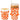 Swig Life Coolie - Medium Iced Cup - Orange Gingham