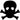 Tanning Body Stickers - Skull / 1,000 per Roll