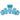 Teleties Classic Summer Sky Hair Clip / Small