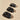 Teleties Flat Clip Round Quilt Small - Jet Black