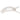 Teleties Rectangle Flat Coconut White Hair Clip / Large