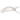 Teleties Rectangle Flat Coconut White Hair Clip / Medium