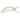 Teleties Rectangle Flat Coconut White Hair Clip / Small