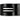 Teleties Rectangle Flat Jet Black Hair Clip / Large
