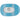 Teleties Round Flat Clip Summer Sky Collection / Large