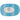 Teleties Round Flat Clip Summer Sky Collection / Medium