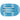 Teleties Round Flat Clip Summer Sky Collection / Medium