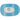 Teleties Round Flat Clip Summer Sky Collection / Small