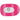 Teleties Round Flat Clip Tropical Punch / Small