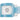 Teleties Square Flat Hair Clip Summer Sky / Large