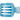 Teleties Square Flat Hair Clip Summer Sky / Large