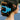 Teleties Square Flat Hair Clip Summer Sky / Large