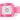 Teleties Square Flat Hair Clip Tropical Punch / Large