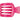 Teleties Square Flat Hair Clip Tropical Punch / Large