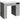 Tempo NM901 Single Compact Manicure Table with White Quartz Top / Available in Black, White, or Gray by Whale Spa