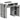 Tempo NM901 Single Compact Manicure Table with White Quartz Top / Available in Black, White, or Gray by Whale Spa