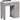 Tempo NM904 Single Compact Manicure Table with White Quartz Top / Available in Black or Gray by Whale Spa