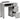 Tempo NM904 Single Compact Manicure Table with White Quartz Top / Available in Black or Gray by Whale Spa