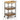 The Danica Wood+Metal Esthetician Trolley / 3 Shelves by Spa Masters