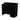 The Fab Reception Desk - 48" Wide - Black Structure / Black Façade by Deco Salon Furniture