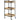 The Hadlee Wood+Metal Esthetician Trolley - Light Wood / 3 Shelves by Spa Masters