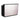 The Le Beau Reception Desk - 60" Wide - Black Structure / Silver Façade by Deco Salon Furniture