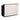 The Le Beau Reception Desk - 60" Wide - Black Structure / White Façade by Deco Salon Furniture