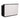 The Le Beau Reception Desk - 60" Wide - Black Structure / White Façade by Deco Salon Furniture