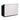 The Le Beau Reception Desk - 60" Wide - Black Structure / White Façade by Deco Salon Furniture