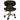 The Orsola Pedicure Stool - Black / Seat Height 13.25"-16" by Deco Salon Furniture