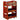 The Willa Wooden Esthetician Trolley / 3 Shelves + 1 Drawer by Spa Masters