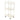 The Zuri Stainless Steel Trolley / 3 Shelves + Pull Handle by Spa Masters