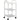 TM-3 Mini Trolley / Compact Trolley with 3 Shelves by Equipro