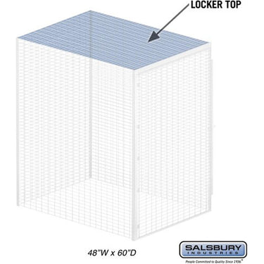 Top - for Bulk Storage Locker - 48-inch Wide - 60-inch Deep by Salsbury – Default Title by Salsbury