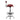 Tractor Stool with Backrest and Footrest / Wine Red by BIGA