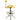 Tractor Stool with Backrest and Footrest / Yellow by BIGA