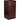 Trash Receptacle with Tray Top in Mahogany Wood Finish by BIGA