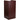 Trash Receptacle with Tray Top in Mahogany Wood Finish by BIGA